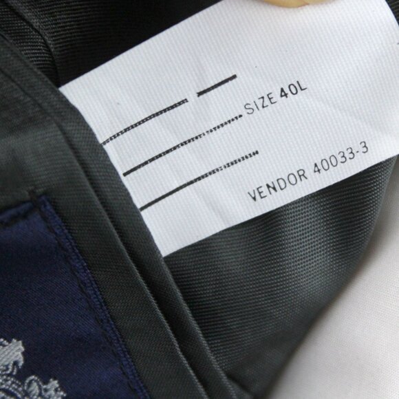 Stafford Mens 2-pc Suit‎ Blazer Jacket 40L Pants Size 30Wx31L Grey Solid E081155 - Picture 8 of 15